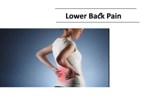 Lower Back Pain